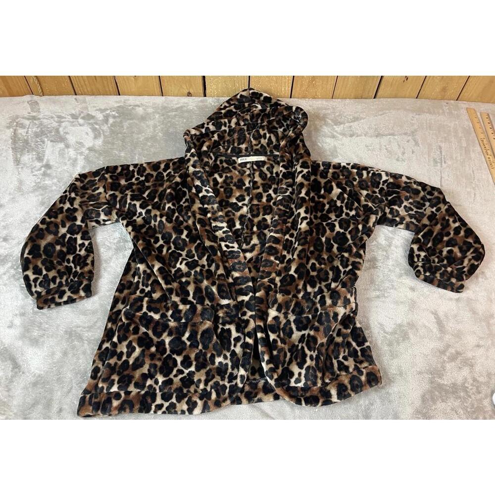 BKE Buckle Leopard Print Jacket Womens Large !! - Picture 1 of 14